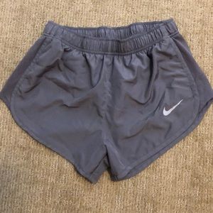 Gray Nike Dri-Fit Athletic Shorts